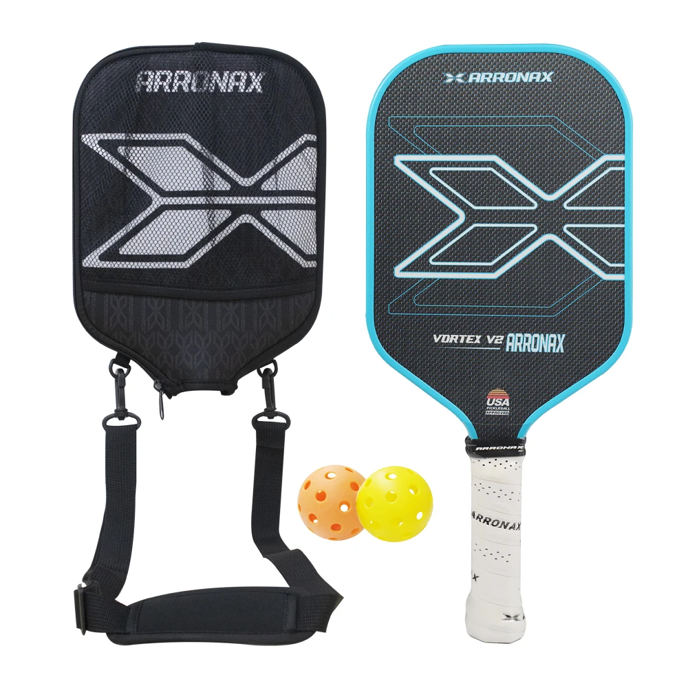 ARRONAX Thermoformed Pickleball Paddle Titanium Carbon Friction Surface with High Grit & Spin Edge Design Pickleball Racket