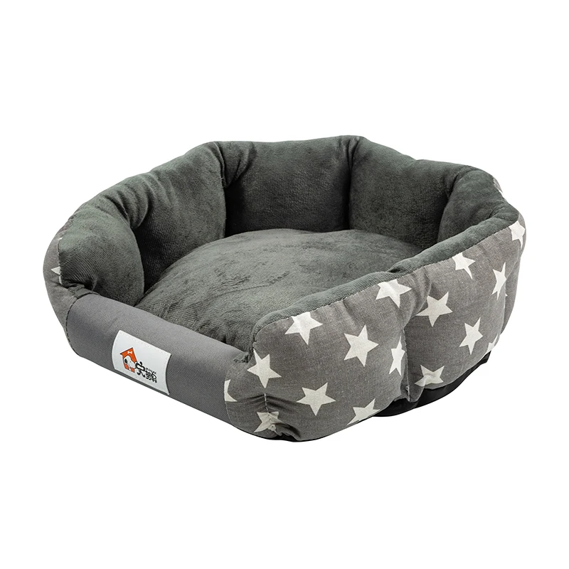 

3 Sizes Premium Warm Pet Bed Star Printed Dogs Cats Nest House Cozy Comfortable Puppy Sofa Cover Autumn Winter Kennel