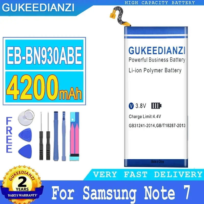 

4200mAh Mobile Phone Batteries For Samsung Galaxy Note 7 Note7 FE N935 N930 SM-N930F N930G N930V N930A N930T Portable Battery