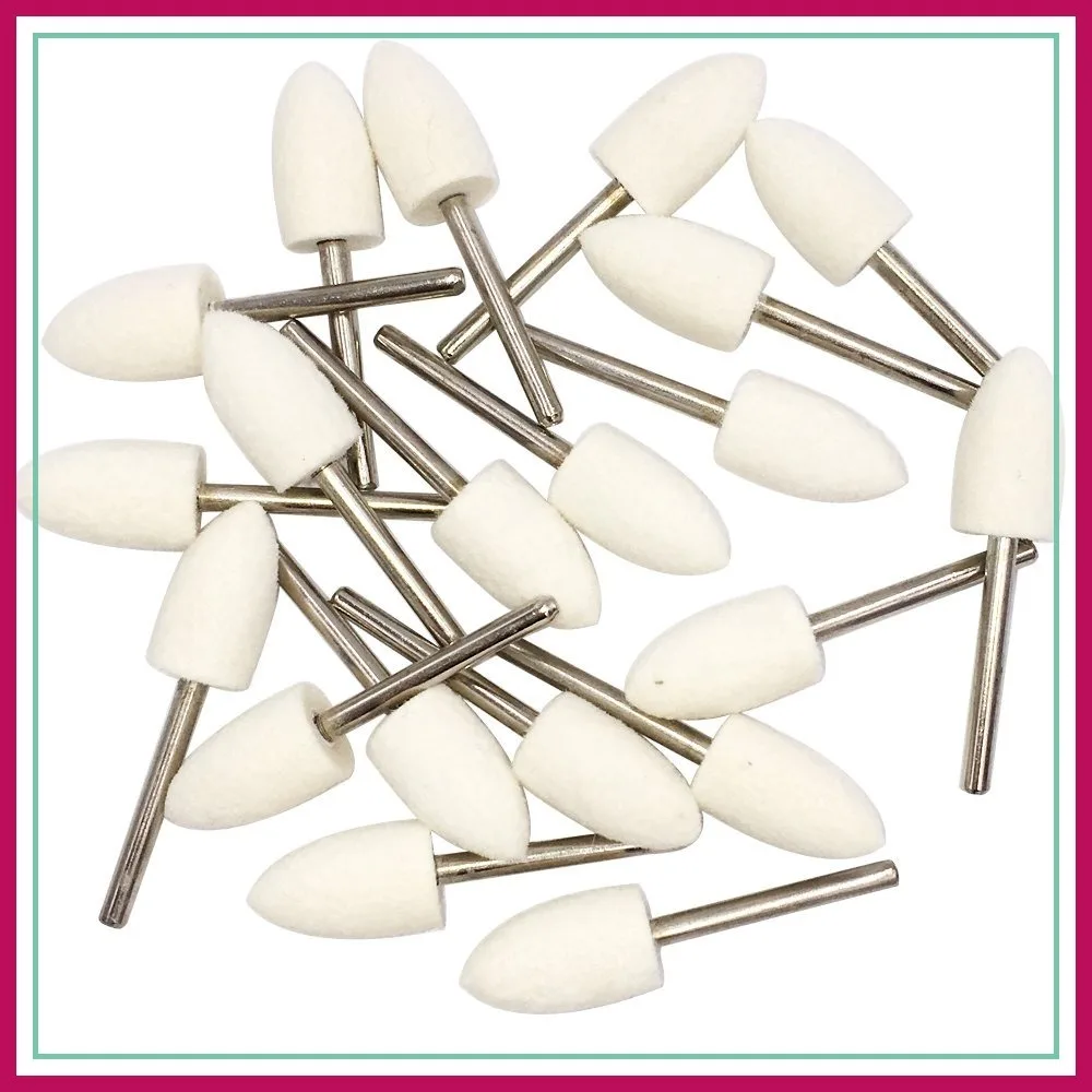 

Polishing Bits Kit, Wool Felt & Aluminum, 1/8 Inch Shank, Rotary Tool Accessories