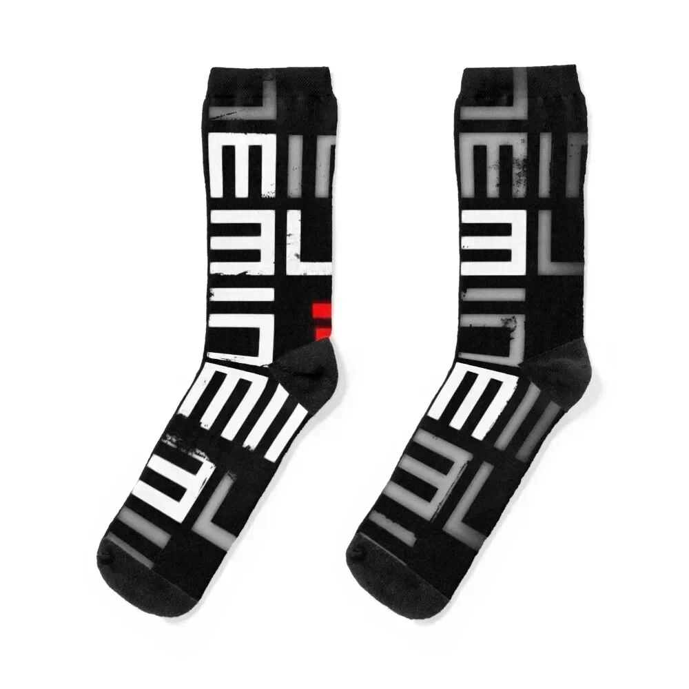 

EMINEM LOGO 2022 Socks anti slip football hiphop gifts Wholesale Ladies Socks Men's