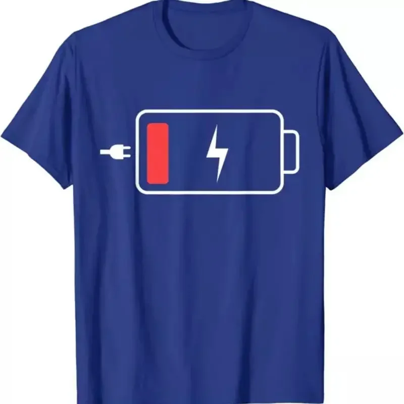 Funny Mom And Dad Low Battery New Baby Humor T Shirt
