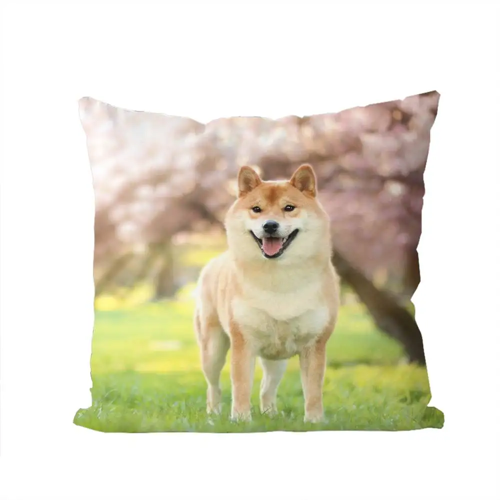

Shiba Inu Pillow Case Luxury Double-sided For Car Pillows 45x45 Cushions Cover Home And Decoration Sofa Pillowcase 50x50