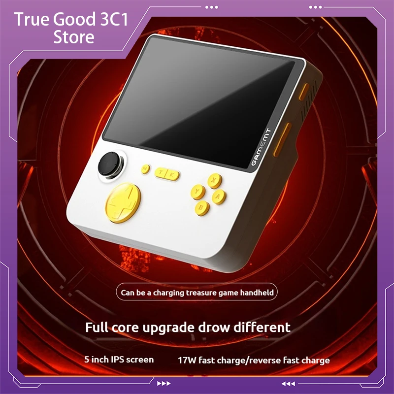 

E5 New 5-Inch Dual Controller Handheld Game Console Retro Nostalgic Handheld Console Screen Projection Tv Arcade Streaming