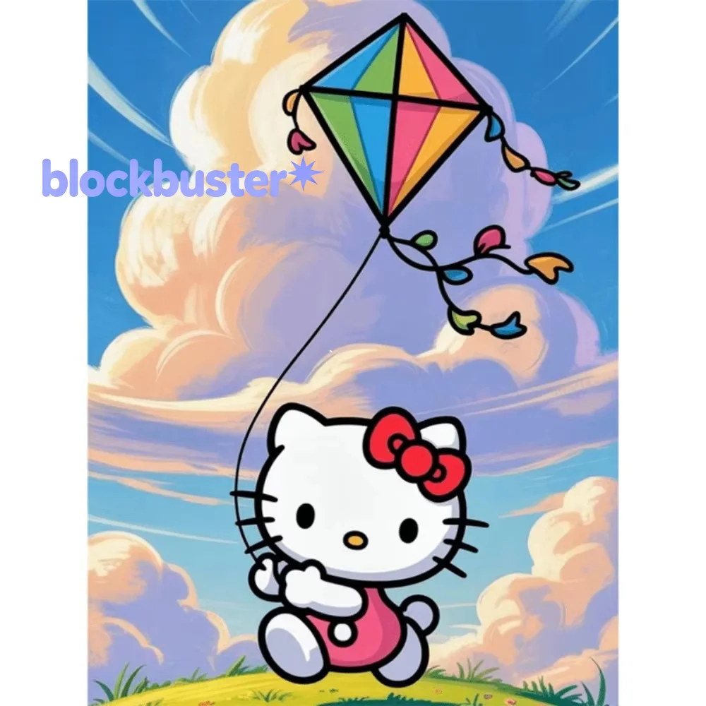 Arte Decorativo De Diamantes Hello Kitty Sanrio, Kit DIY De Manualidadesframeless
