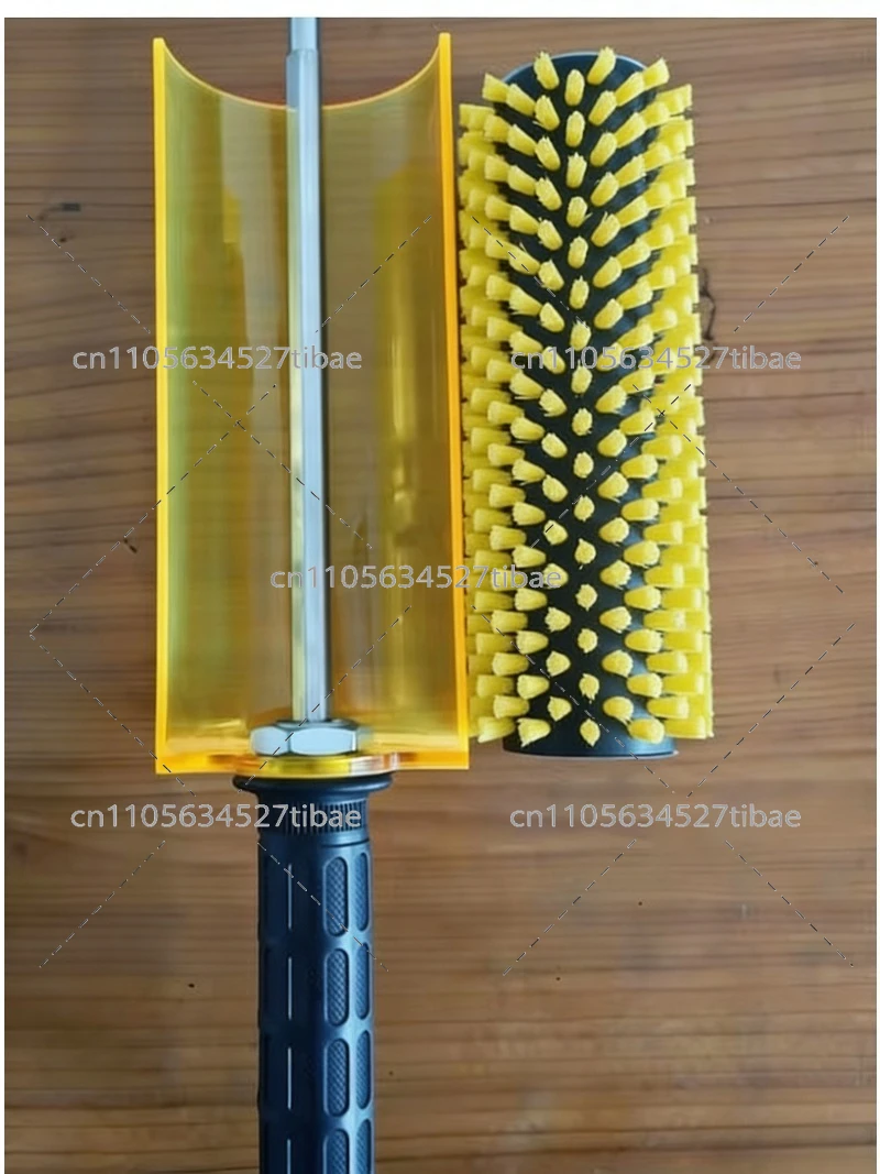 Electric Snowboard Waxing Roller Kit 20cm with Nylon And Horsehair Brushes for Quick And Easy Maintenance