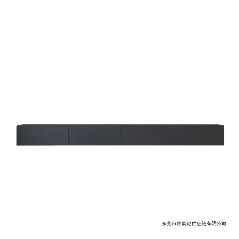 Minimalist Solid Wood TV Cabinet Modern Wall Mounted Floating Media Console for Living Room High End Suspended Storage Unit