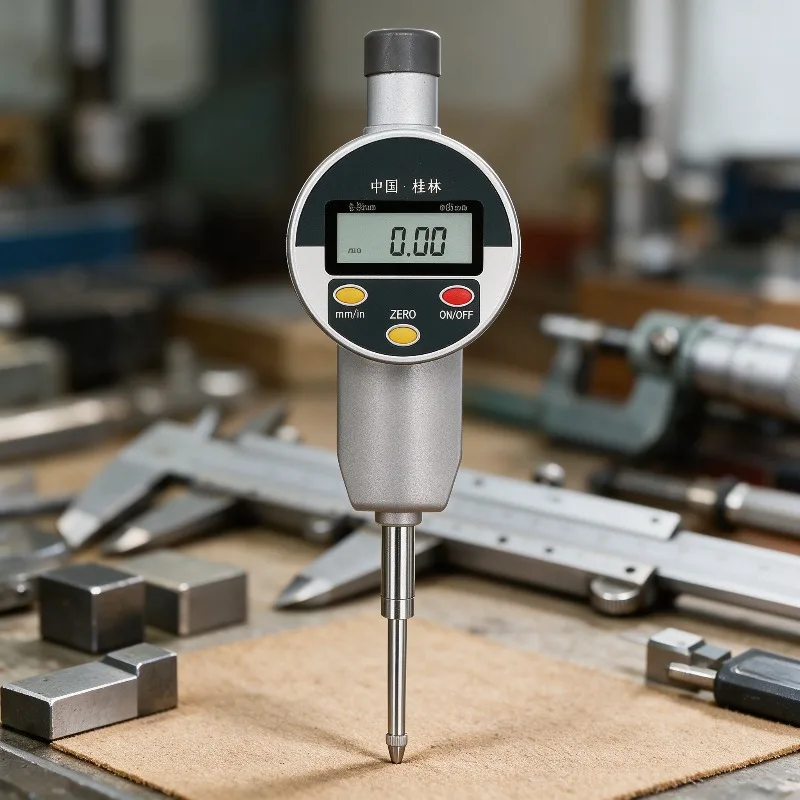 High Precision 0-50mm Industrial Digital Dial Indicator Electronic Gauge Linear Scale