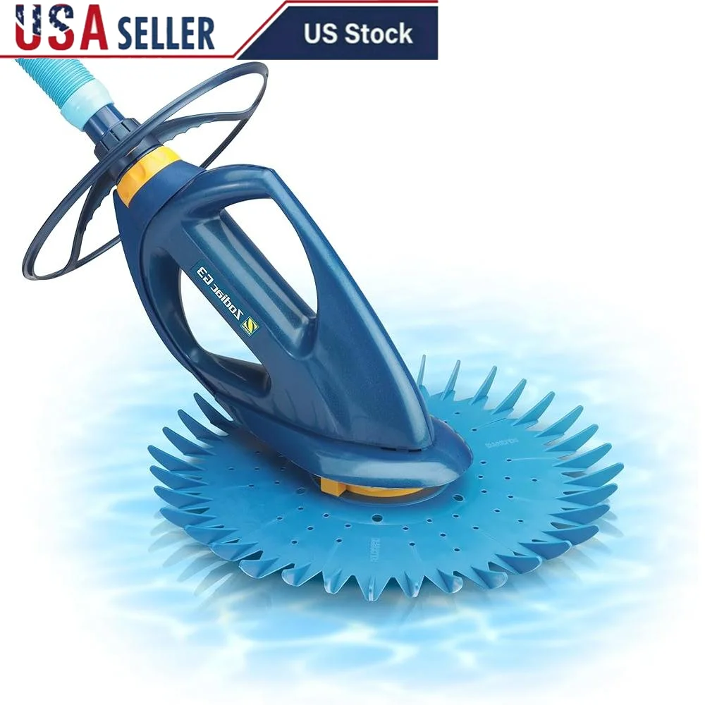 Suction Side Pool Cleaner G3 In-Ground Pools Easy Installation Durable Wheel Deflector Advanced Vacuum Performance