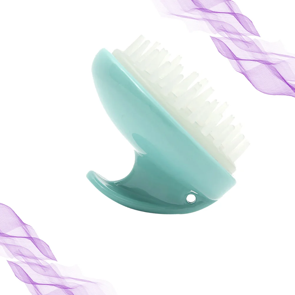 Brosse de massage Portable pour le cuir chevelu, pour le lavage des cheveux, shampoing pour nettoyer en profondeur, utiliser tous les Types de cheveux, épais, bouclés, fins, contrôle de la pellicule, sang