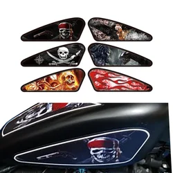Motorcycle Skull Sticker Flame Decal Eagle Stickers For SPORTSTER XL883N R C XL1200X 48 72 2000 to 2019