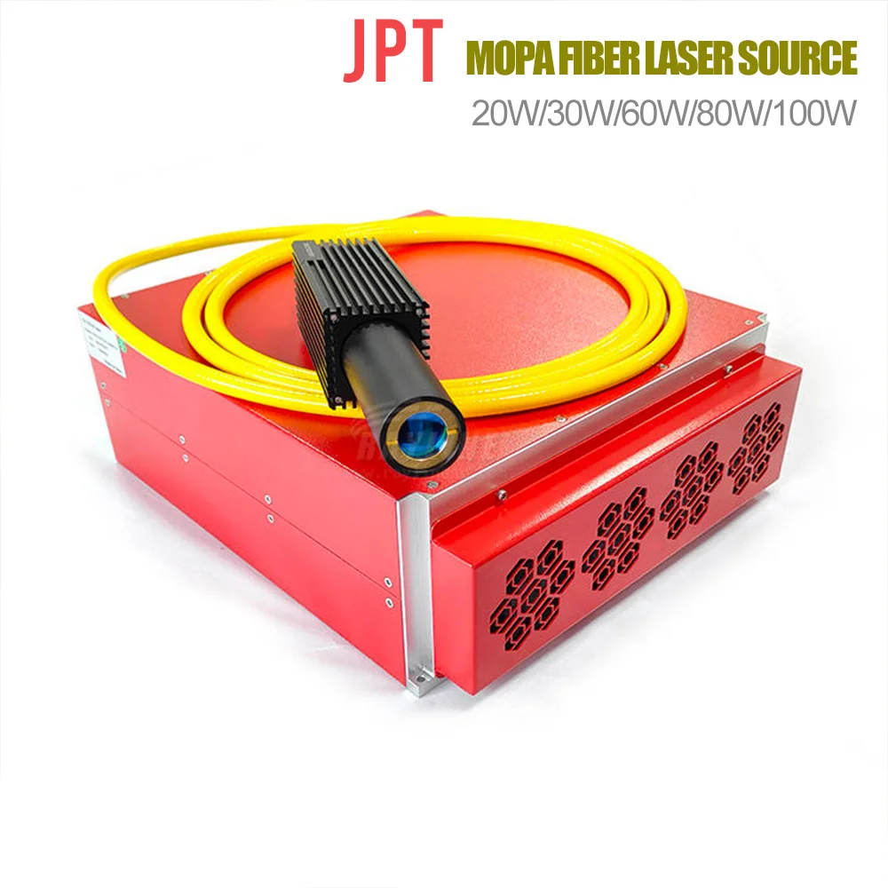 

YDFLP-E2-60-M7-M-R Original JPT MOPA M7 60W Fiber Laser Marking Machine Source for Color Mark Metal Cutting Gold Engraving Tool