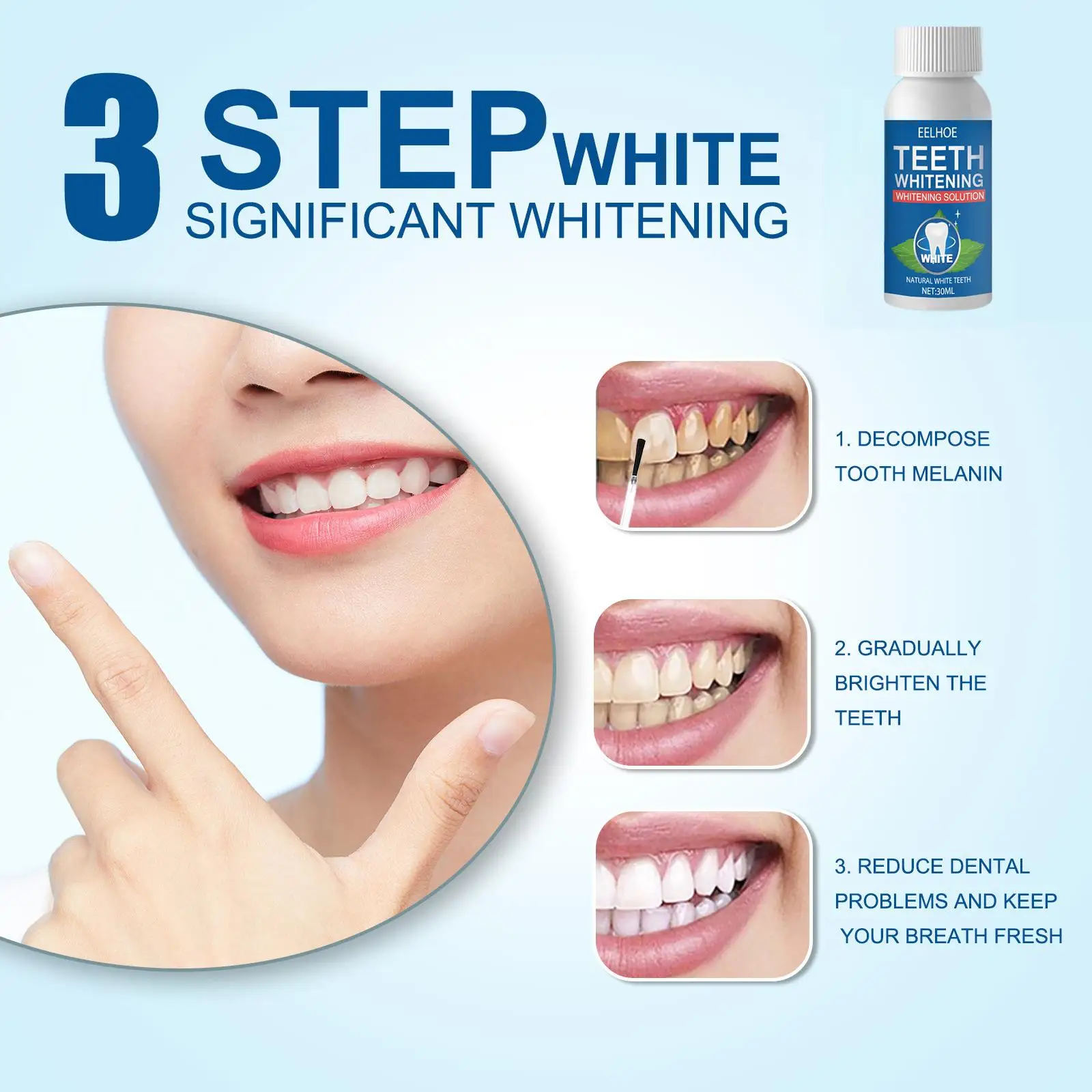 30ml Essence Remove Tooth Stains Effective Practical Tools Brightening Polishing Toothpaste