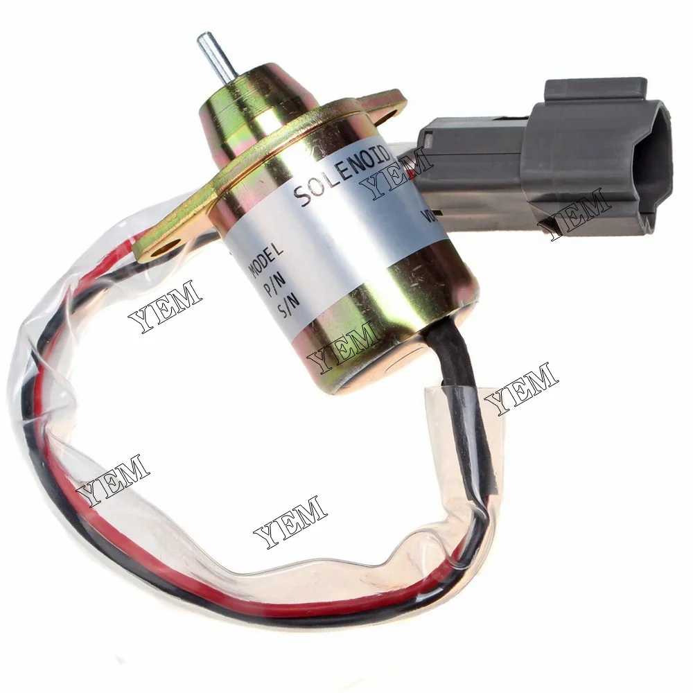 Brand-New Fuel Shut Off Solenoid M810324 For JOHN DEERE Tractor Excavator Loader