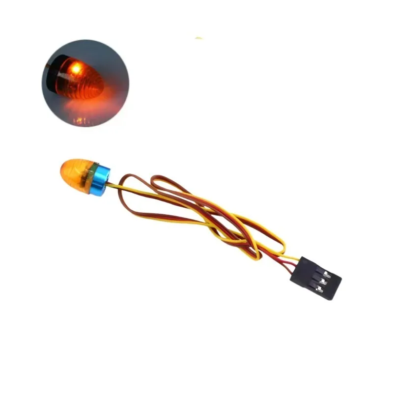 Lámpara LED multifunción para estroboscópico, luz intermitente/rotación para coche modelo 1/10 RC 1:14, Tractor Tamiya, camión de ingeniería RC