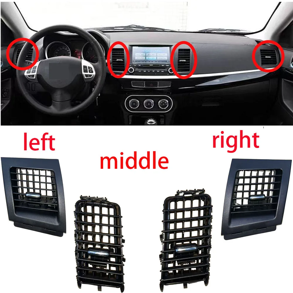 

1 Car Air Conditioner Outlet Vent Instrument Panel Vents For Mitsubishi Lancer EX 2010-2015 8030A145HA 8030A146HA C Type Parts