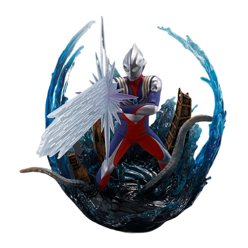 

Bandai ZERO Ultraman Tiga complex, Zai Peliao, decisive battle scene, figure