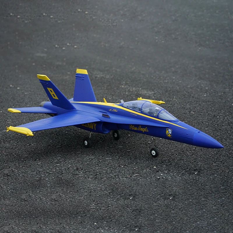 Xfly Twin duplo 40mm F-18 Hornet PNP versão RC avião de combate modelo de asa fixa EPO montagem de espuma brinquedo adulto de controle remoto
