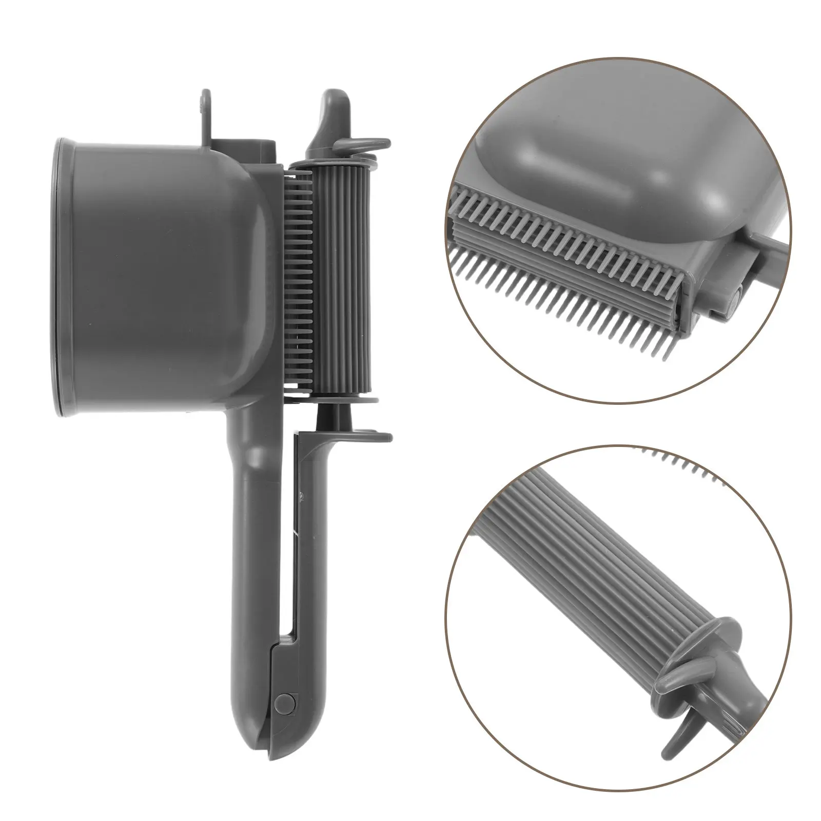 

Многофункциональная полуавтоматическая расческа-роллер для окрашивания волос с зубчатыми щетинками, светло-серая, для равномерного нанесения, профессиональная окраска волос