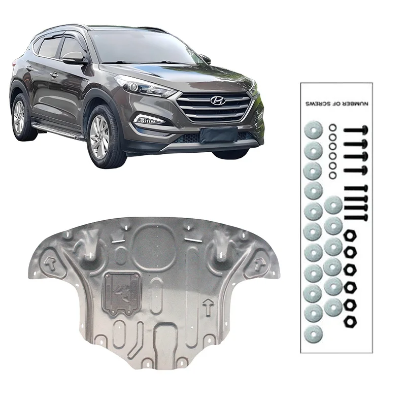 Exact Fit 3D Scanned Underbody Guard Engine Protection Plate Assurance For Hyundai Tucson 2015-2020 1.6T