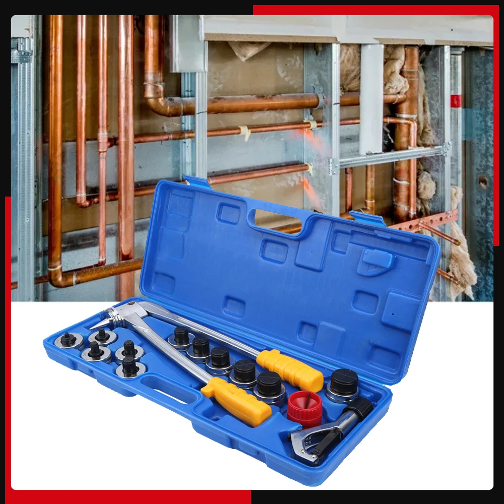 Kupferrohr-Expander, Bördelwerkzeug, Hebeltyp, Rohraufweitwerkzeug, tragbares manuelles Kupfer-Aluminium-Rohr-Expander-Set