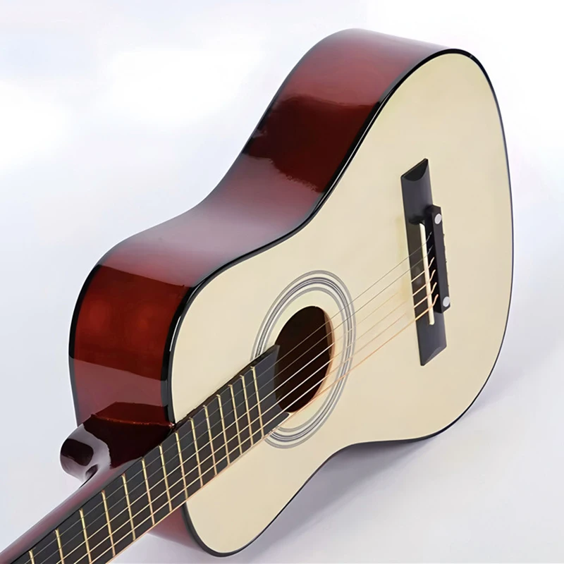 Children's Folk Guitar Basswood Panel Acoustic Guitars 30 Inches Bright Travel Guitar Beginners Entry Level Practice Guitars