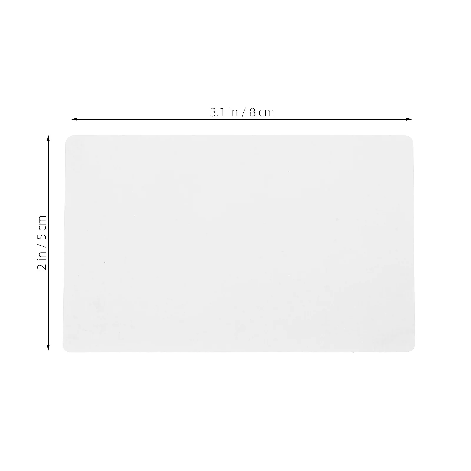 100 قطعة تسميات ذاتية اللصق 80X50 مللي متر الأبيض عنوان الشحن اسم العلامات للمغلفات حزم البريد وضع العلامات ورق الطابعة #5