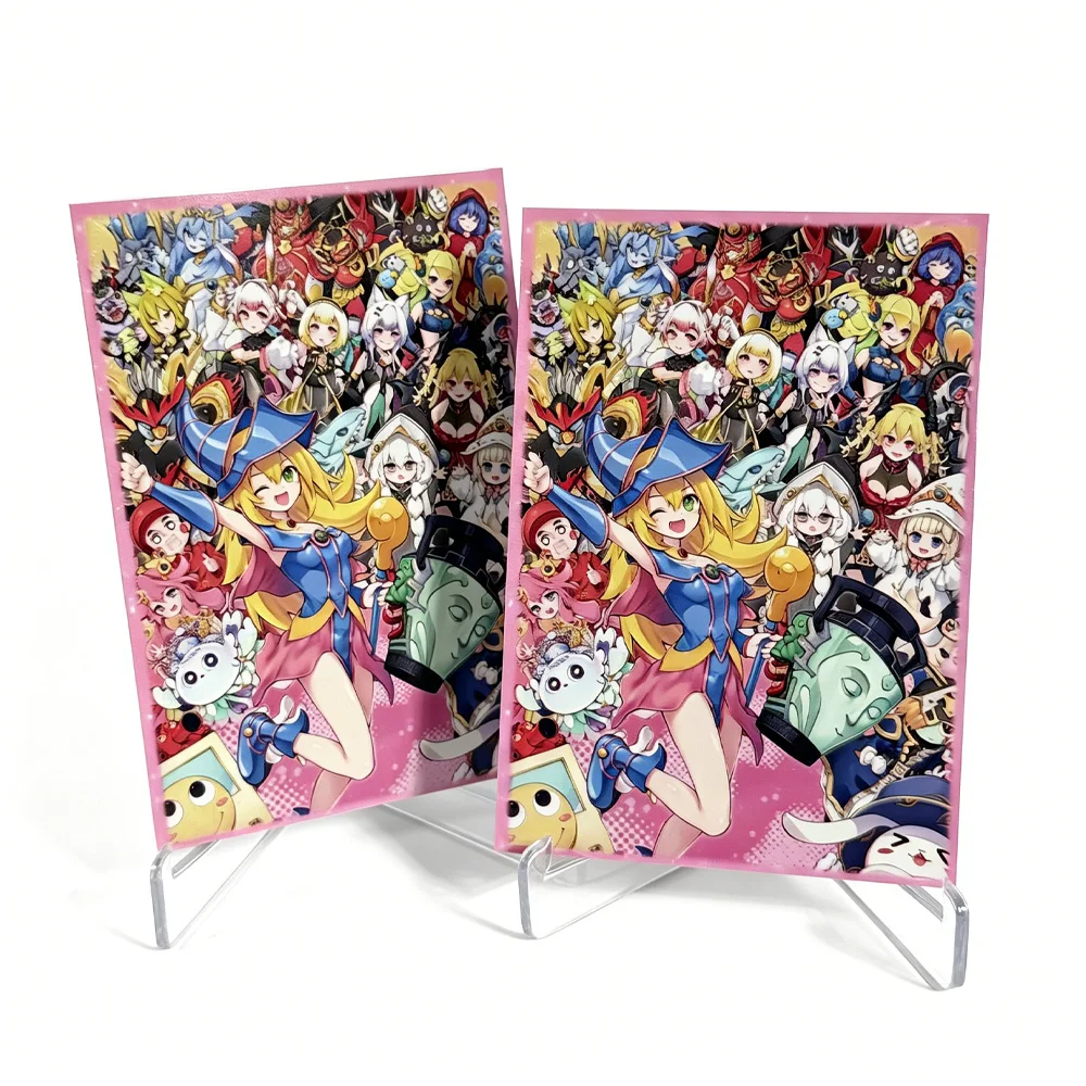 

50PCS 63x90mm Japanese Size Anime Card Sleeves Trading Card Protector Collection Style for YGO TCG Game Cards Board Game Holder