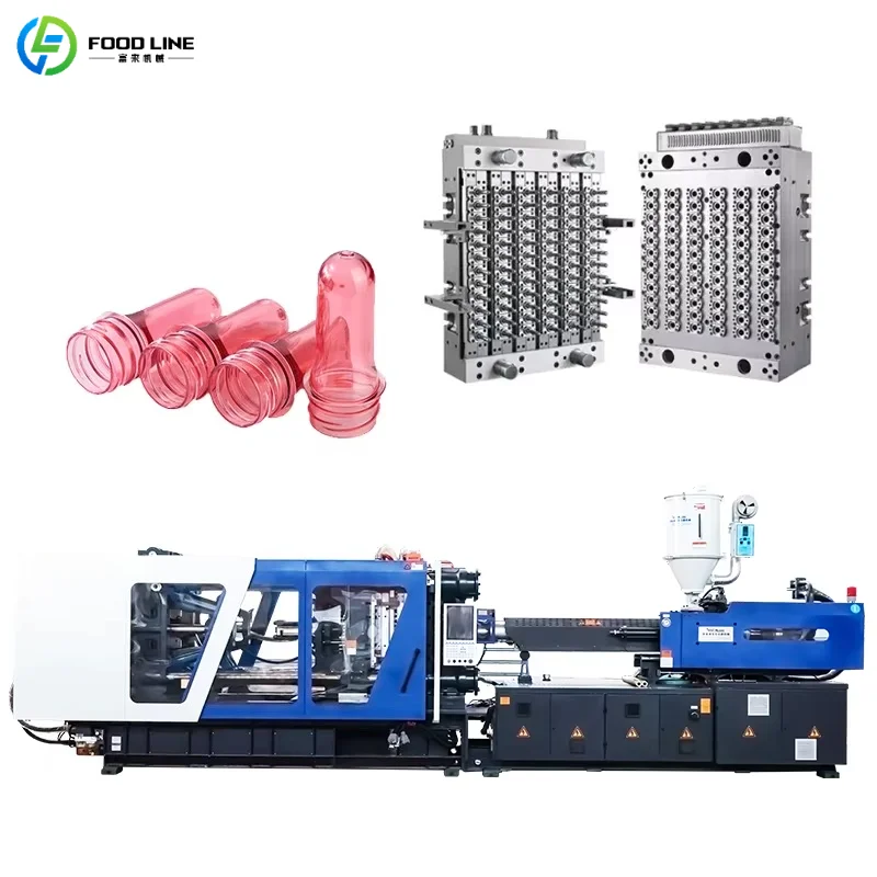 Customized PET Preform Injection Molding Machine Servo Controlled High Efficiency Plastic Preform Production Machine