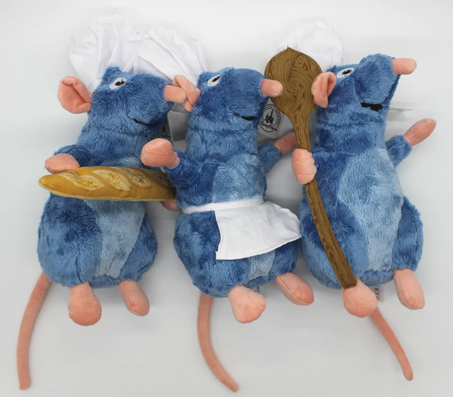 30cm Disney Ratatouille Remy Bread Mouse Plush Toy Doll Stuffed Animals Dolls Cute Plush Stuff Toys Xmas Gift Boys And Girls