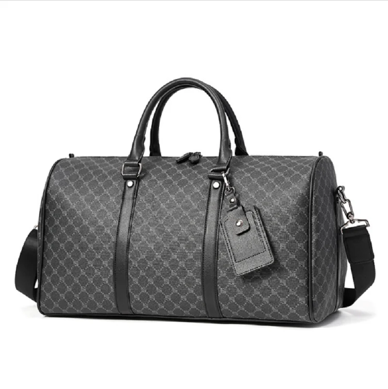 New Fashion Designer High Quality Leather Travel Totes Men Women\'s Large Capacity Shoulder Bags Handbag Sport Fitness Bag