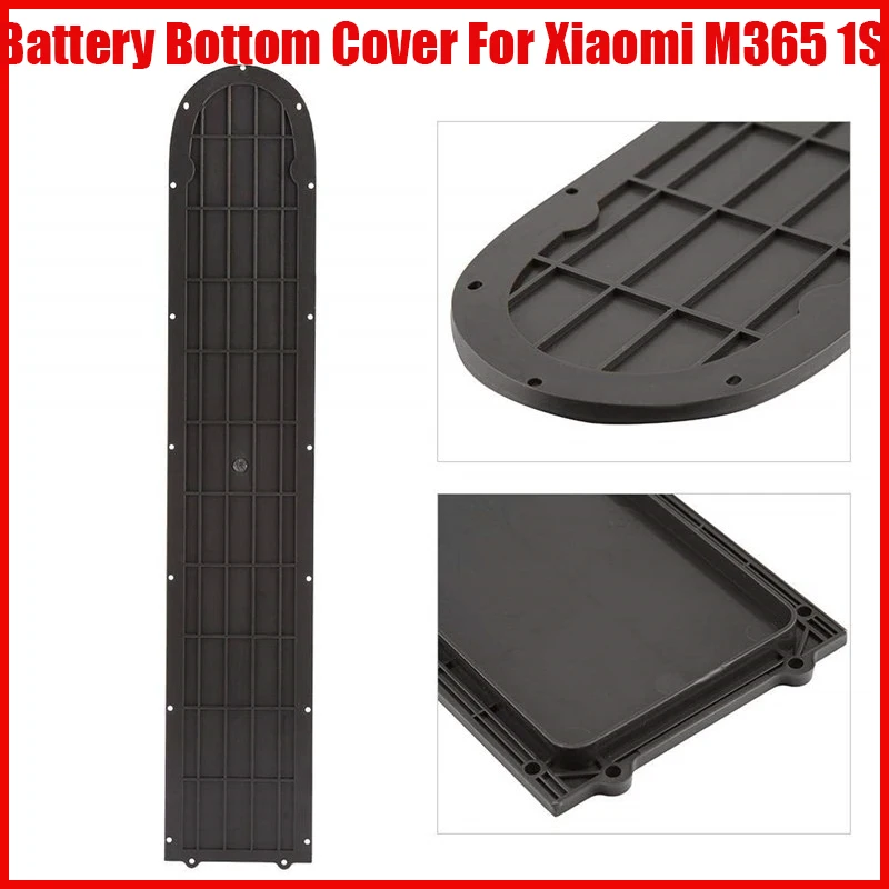 Battery Compartment Bottom Cover For Xiaomi M365  1S Electric Scooter With Screws Waterproof Ring Plastic Protective Plate Part