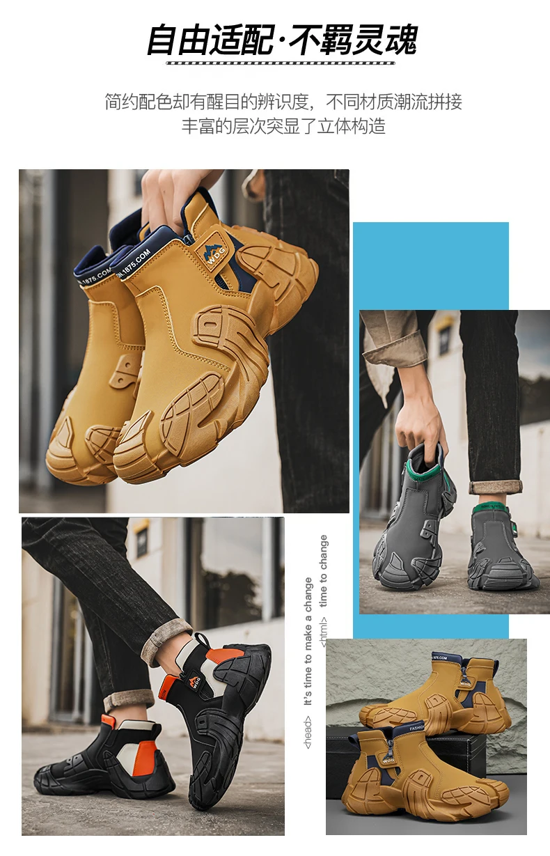 Herrenschuhe Atmungsaktive Casual Sneakers Neue Herren-Sneakers Rutschfeste Plattform-Laufschuhe Zapatos Para Hombres Outdoor-Sportschuhe – Detail 4