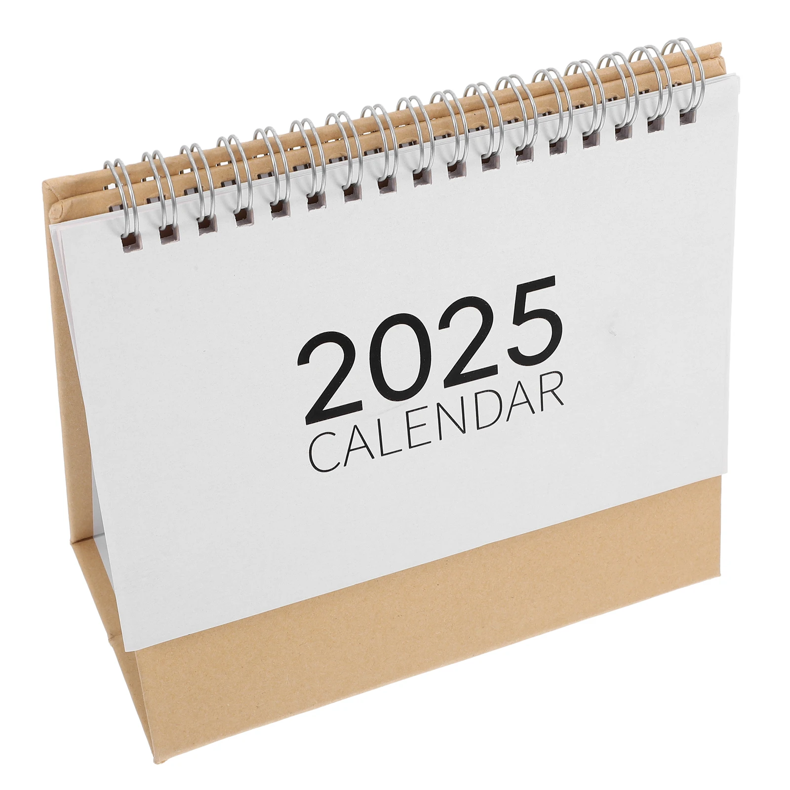 

Simple Desk Calendar Small Pop up Calendars Decor Paper Flip Office Plain Monthly Planner Thick Lightweight Year