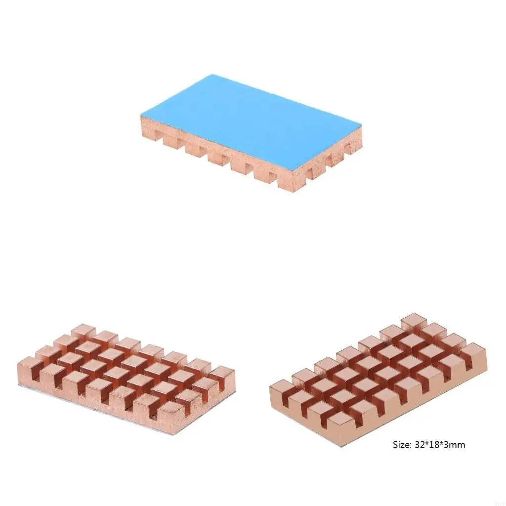 

E1PF Copper for M.2 NVME SSD Heat Sink Supports for M.2 PCIE NVME SSD 2260 Desktop