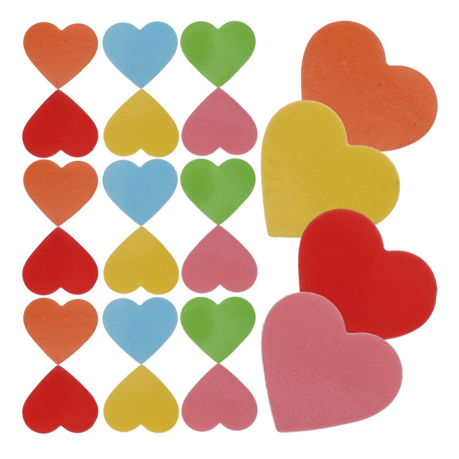 

120Pcs Adorable Heart Shaped Magnets for Fridge Writable Magnetic Stickers Valentine's Day Decor Classroom Rewards Sweet