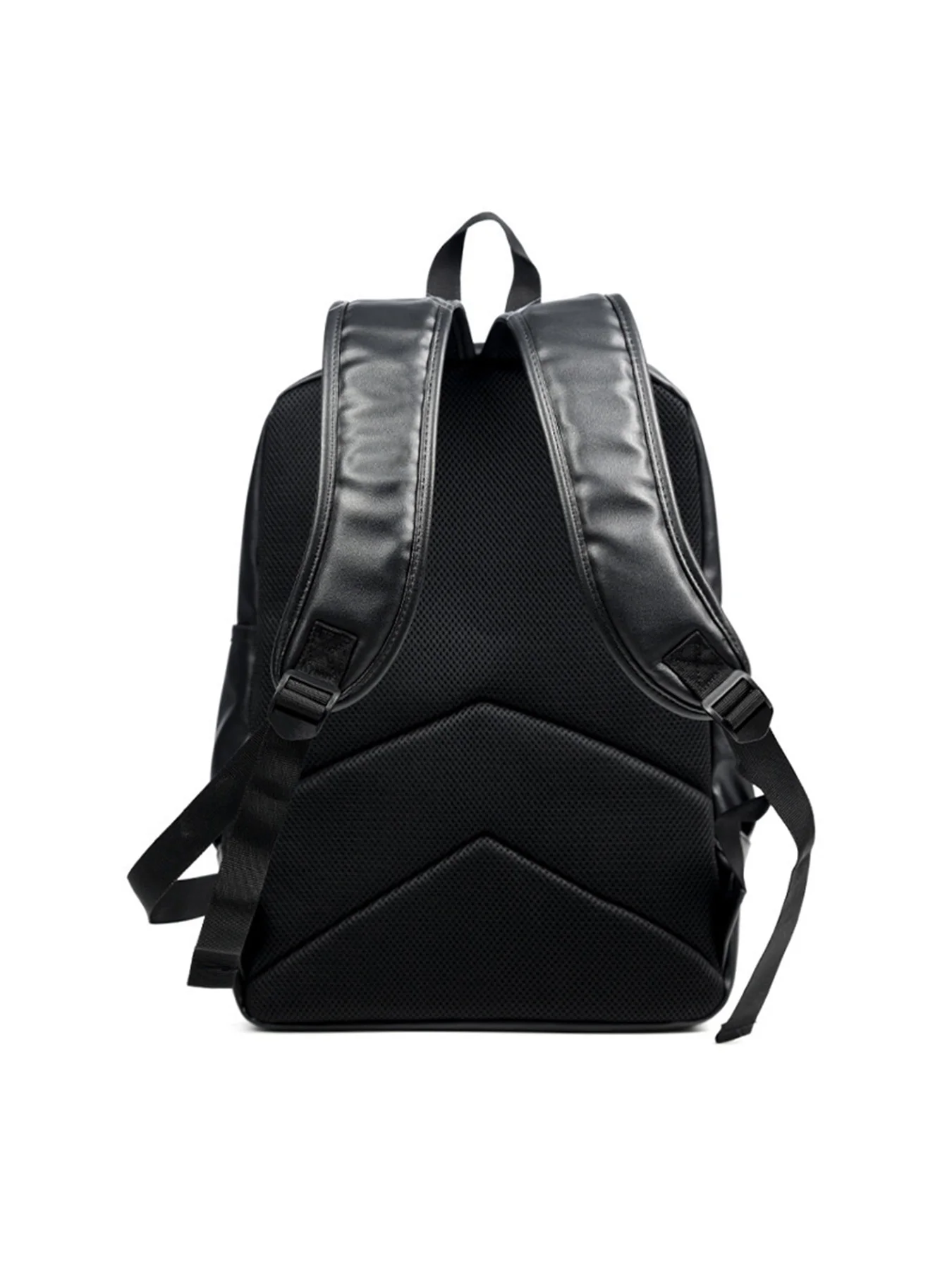 Men\'s Fashion Backpack PU Leather Waterproof Casual Travel Bag for 14-Inch Laptop