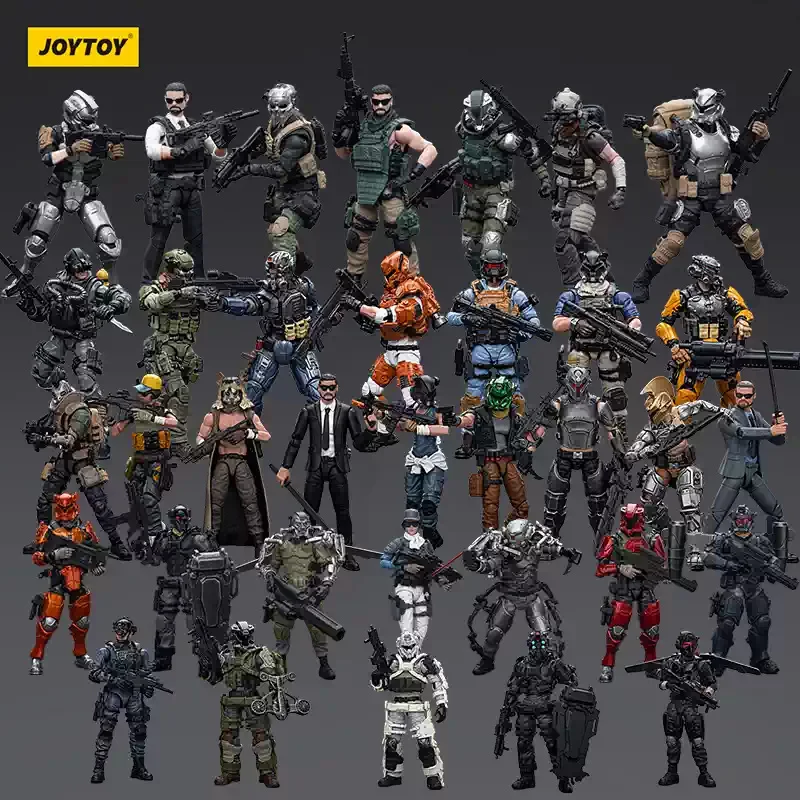 Auf Lager JOYTOY Hardcore Coldplay Army Builder Military Soldier Action Figure Model Toys Collection Promotion Pack im Maßstab 1:18