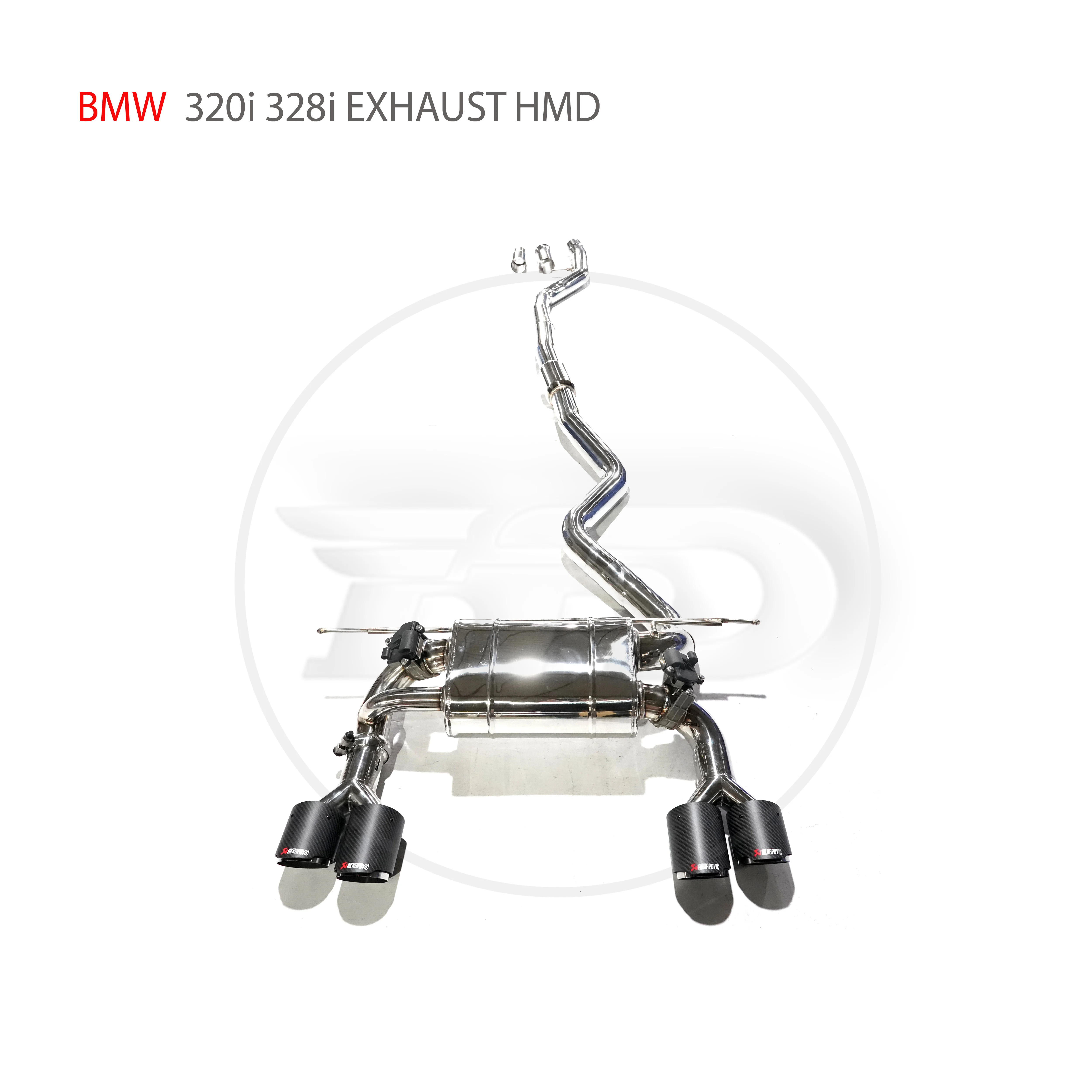 HMD Stainless Steel Exhaust System Catback Is Suitable For BMW 320i 328i Modification Electronic Valve