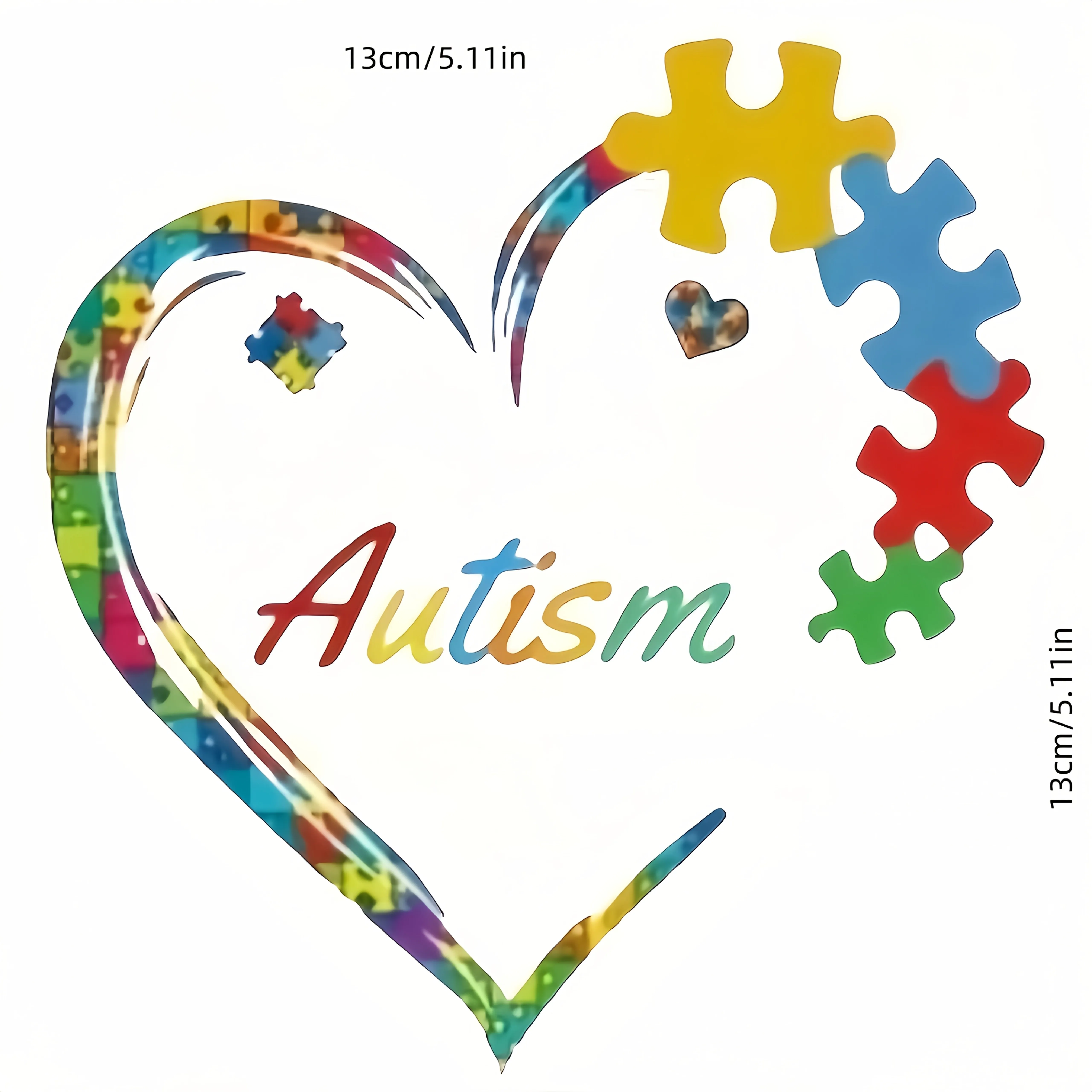 1PC Autism Awareness Unique Vinyl Decals Waterproof Multi-functional Stickers For Car Motorcycle Laptop Fridge Wall Styling