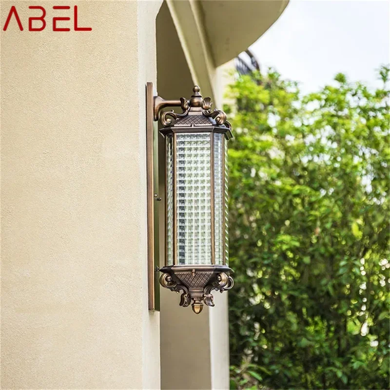 ABEL Outdoor Wall Lamp LED Classical Retro Luxury Light Sconces Waterproof IP65 Decorative for Home