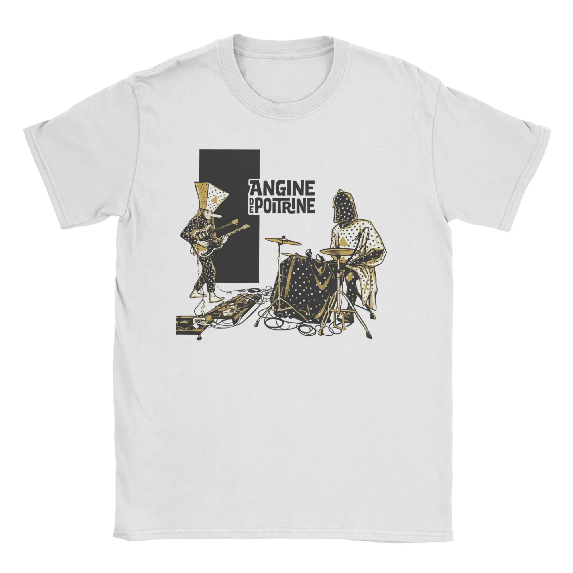 Printed Angine De Poitrine Rock Band T Shirt For Unisex Cotton T