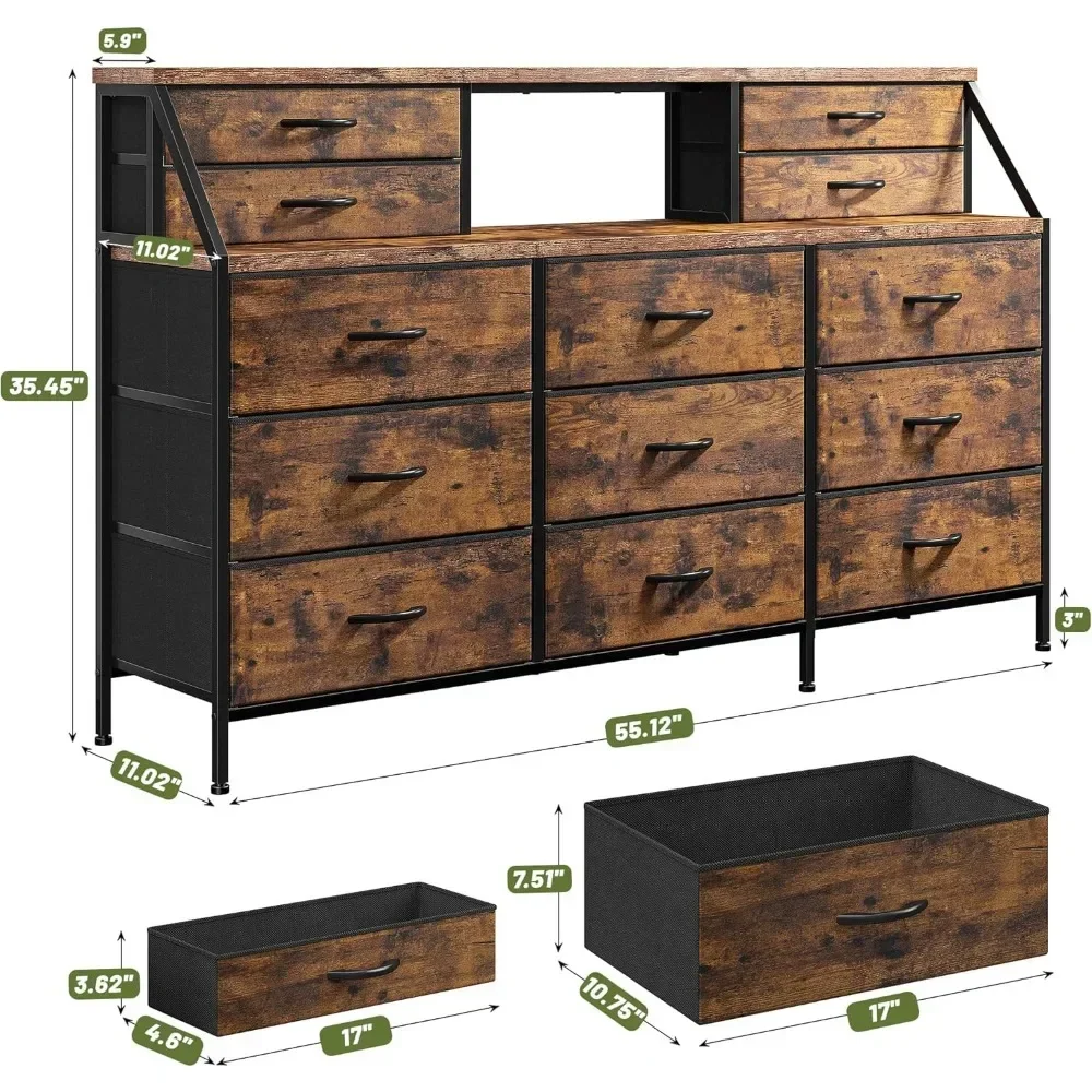 for Dresser with Large Drawer, Dressers & Chests of Drawers, Dressers with Shelves, Bedroom Dresser, Long Dresser