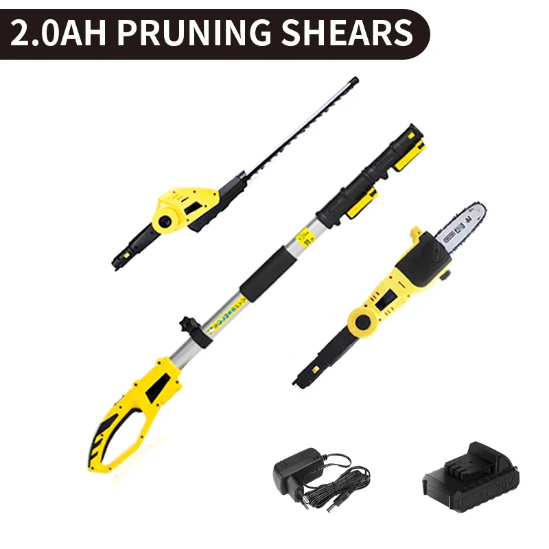 Rechargeable high branch saw high altitude saw electric high branch shears telescopic chain saw multifunctional hedge trimmer