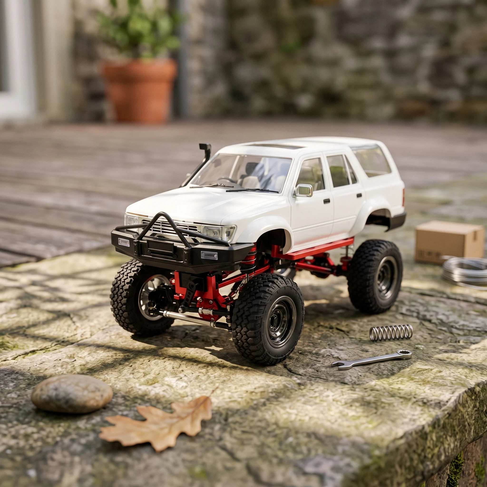 RC Accessory High Strength Metal Axle Assembly Upgrade for 1 16 Crawler Model Rough Terrain