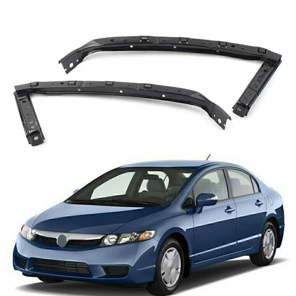 

Для Honda Civic 2006-2011 передний бампер автомобиля, фиксированный железный кронштейн для фар OE: 71190-SNA-A00 71140-SNA-A00