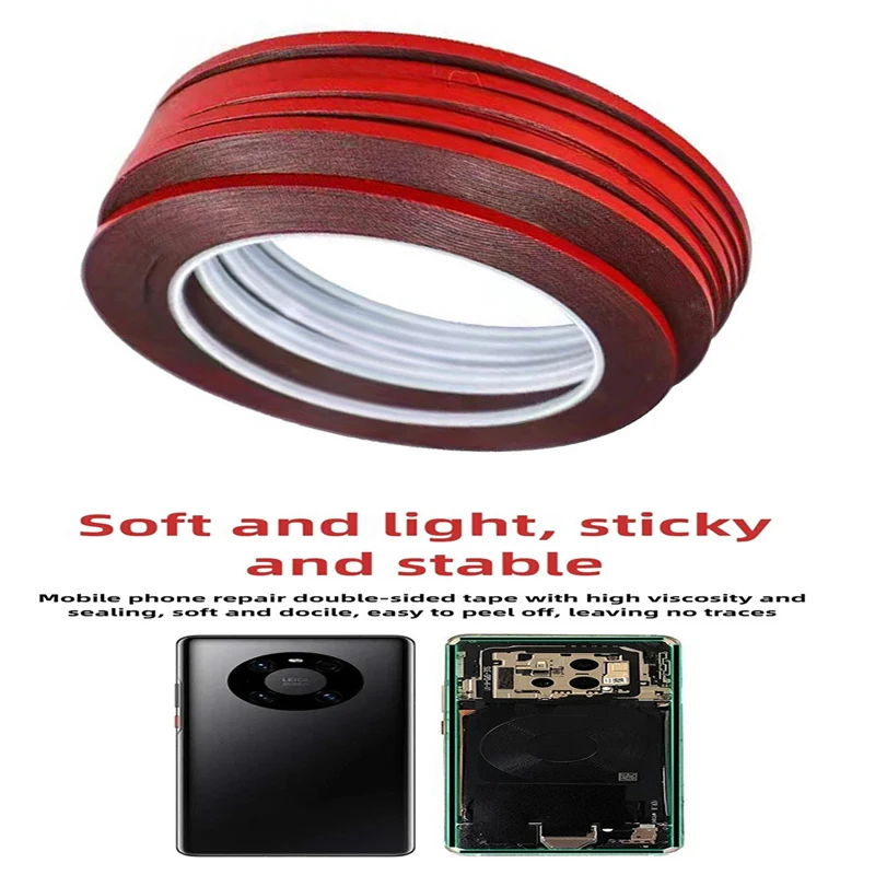 

Black 10M Mobile Phone Repair Double Side Tape For Cellphone Touch Screen LCD Pannel 3mm Self Adhesive Foam Sticker Fix