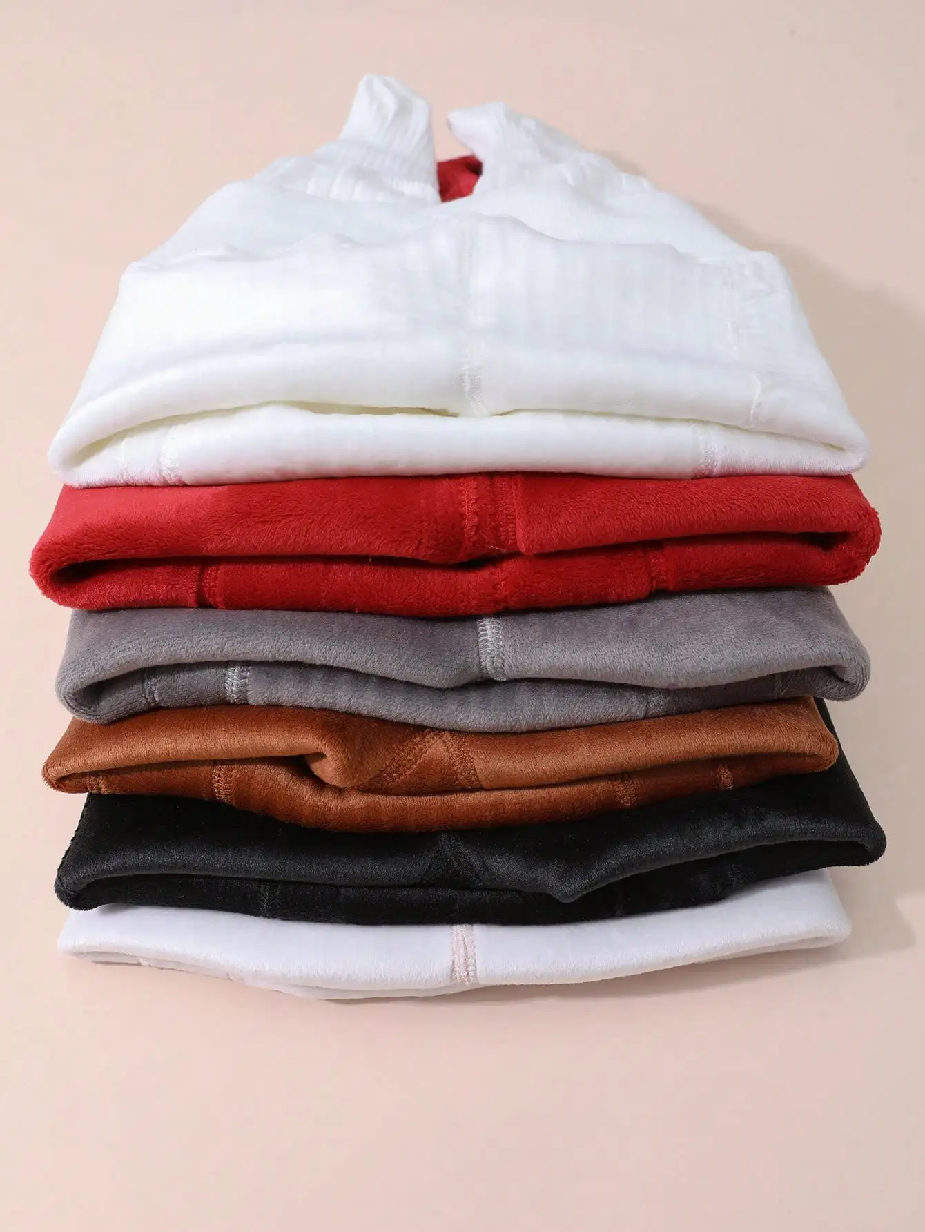 1 Stück Kinder Mädchen Fleece-Strumpfhose, dick, einfarbig, mit vertikalen Streifen, Thermounterwäsche, 0-9 Jahre, Herbst/Winter, warm, für den täglichen Gebrauch im Freien, Leggings. – Detail 15