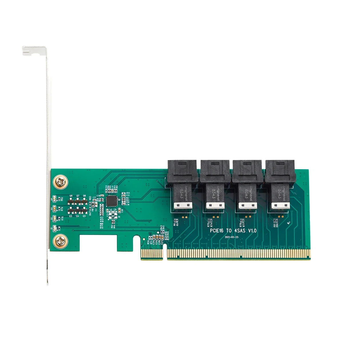 

NGFF PCI-E 16X To 4 Ports U.2 U2 Non-Bifurcation Expansion Card SFF-8643 NVMe PCIE SSD Adapter for Bifurcation Motherboard