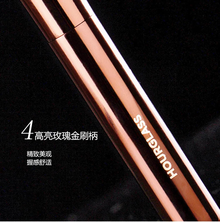 قطعة واحدة من فرش مكياج كريم الأساس ذات الزاوية السريعة، فرشاة مكياج كريم الأساس السائل، أداة تجميل رائعة بمقبض معدني #4